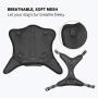 EJG Tactical Dog Harness Vest with Collapsible Bowl Spoon Patch, Handle for Walking, Molle System & DIY Velcro Area No Pull Design, for Service Dogs, Military Training Hunting Outdoor Hiking -M L XL