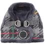 Puppia Eldric Harness-B for Pets, Mélange Grey, Small