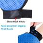 LHZTECH Upgrade Pet Grooming Glove - Efficient Deshedding Bathing Massage Hair Remover Gloves - Gentle Brush for Dogs, Cats, Rabbits and Horses (1 Pair)