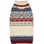 Blueberry Pet 2 Patterns Holiday Chic Fair Isle Pullover Dog Sweaters