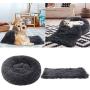 Legendog Cat Bed for Indoor Cats, Warm Cute Cat Bed for Kittens, Cat Bed Round Faux Fur Cat Bed, Anti-Slip Cat Cushion Bed with Soft Pet Blanket