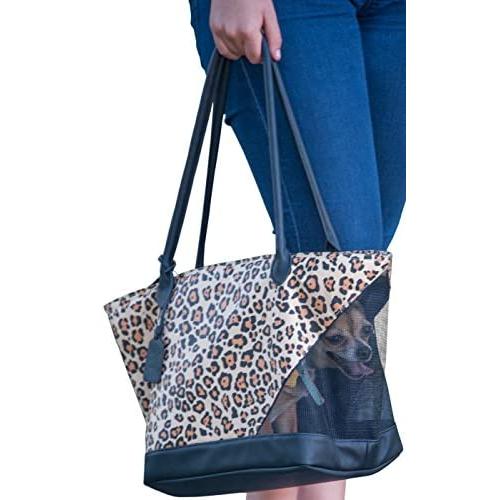 Pet Gear Tote Bag Carrier for Cats/Dogs, Storage Pocket, Removable Washable Liner, Zippered Top and Mesh Windows