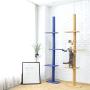 S-Lifeeling Cat Climbing Toys Tower Structures Cat Climber Tree Post Shelves Multilayer Platform Super Long Large Cat Climbing Tree Cat Tree Furniture Scratch