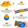 CHARMINER Upgraded Suction Cup Dog Toy, Dog Rope Ball Pull Toy with Double Suction Cup, Multifunction Molar Bite Toy Tug of War for Aggressive Chewers and Toothbrush