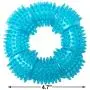 OHMYGODD Dog Chew Toys, Durable Safe Non-toxic Soft Rubber Chew Resistant Dog Toy with Squeaker (Blue Circle) OHMYGODD Dog Chew Toys, Durable Safe Non-toxic Soft Rubber Chew Resistant Dog Toy with Squeaker (Blue Circle)