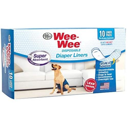 Wee-Wee Disposable Diaper Super Absorbent Liners, 10 Pack