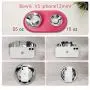 Dog Bowls Stainless Steel, Collapsible Dog Bowl with No Spill Non-Skid Silicone Mat Set, Three Feeder Food Water Bowl for Small Medium Large Dogs, Puppies, Cats and Pets, Pack of 3 Dog Bowls Stainless Steel, Collapsible Dog Bowl with No Spill Non-Skid Silicone Mat Set, Three Feeder Food Water Bowl for Small Medium Large Dogs, Puppies, Cats and Pets, Pack of 3