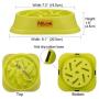 AOLOVE Slow Feeder Bowl Healthy Food Fun Anti-Choke Pet Bowls for Dog