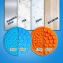 GAPZER Dog Lick Pad, Pet Slow Feeders for Anxiety Relief & Boredom Buster, IQ Treat Mats for Dogs and Cats, Pet Training Licking Mat for Food, Treat, Yogurt