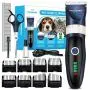 FOCUSPET Dog Hair Clippers,Pet Hair Trimmer for Small Medium Large Dogs and Cats Rechargeable Cordless Professional Pets Grooming Clippers, Low Noise Pet Grooming Clipper Trimmer Kit,LED Screen FOCUSPET Dog Hair Clippers,Pet Hair Trimmer for Small Medium Large Dogs and Cats Rechargeable Cordless Professional Pets Grooming Clippers, Low Noise Pet Grooming Clipper Trimmer Kit,LED Screen