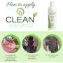 COAT DEFENSE CD Clean Pet Shampoo from All-Natural, Hypoallergenic & Concentrated | Aloe Based - Soothes and Relieves Itchy, Dry and Inflamed Skin | Safe for Everyone | 8 Ounces | Made in USA