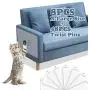 GAMURRY Pet Furniture Protector, 8 Pack Clear Cat Scratch Furniture Protector Pad Deterrent, Cat Scratch Deterrent Self-Adhesive Pads, Cover to Protect The Upholstery Furniture GAMURRY Pet Furniture Protector, 8 Pack Clear Cat Scratch Furniture Protector Pad Deterrent, Cat Scratch Deterrent Self-Adhesive Pads, Cover to Protect The Upholstery Furniture