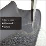 Kikos Double Dish Stainless Steel Small/Medium/Large Dogs Bowls with Waterproof Non-Skid Mat
