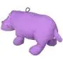 SmartPetLove Tender-Tuffs Big Shots - Tough Plush Dog Toys for Large Breeds - Plump Purple Hippo
