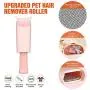 ZNOKA Pet Hair Remover Brush with Self-Cleaning Base, Double-Sided Pet Hair Remover Brush, Best Pet Hair Remover Brush for Removing Pet Hair