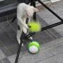 ocijf179 Cat Toy LED Light Electrical Feather Ball Pet Cats Kitten Teaser Stick Interactive Toy - Orange White