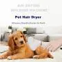 Deolaco 2 in 1 Pet Hair Dryer with 3 Temperature Setting, Pet Grooming Hair Dryer with One-Key Cleaning Brush for Dogs and Cats Deolaco 2 in 1 Pet Hair Dryer with 3 Temperature Setting, Pet Grooming Hair Dryer with One-Key Cleaning Brush for Dogs and Cats