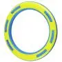 Nerf Dog Rubber & Foam Ring Dog Toy, Frisbee, Lightweight, Durable and Water Resistant, 9 Inch Diameter, for Medium/Large Breeds, Single Unit, Blue/Green