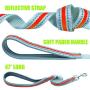 Musonic No Pull Dog Harness for Small Dogs Adjustable Reflective Lightweight Vest Harness Easy Fit and Escape Resistant for Outdoor Training and Walking, Leash Included