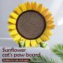 GiftParty Cat Scratching Pad, Sunflower Cat Scratcher Pad for Kitty, Natural Sisal Scratcher Board for Kitten & Cat, Furniture Interactive Activity Play Toy, 14 Inch