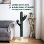 PetnPurr Handmade Cactus Cat Scratching Post, Cactus Pet House and Ceramic Pet Raised Bowl
