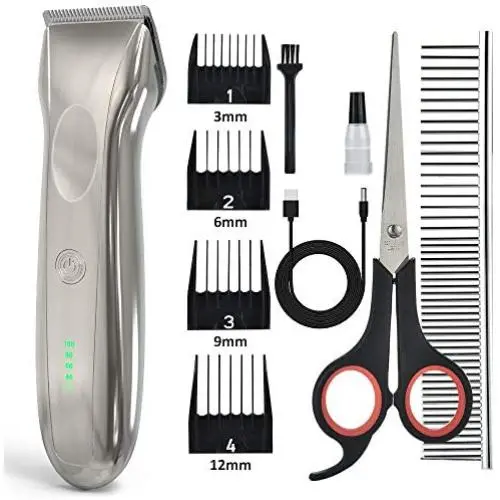 AUSHEN Dog Clippers,Dog Grooming Clippers with High Power for Thick Heavy Coats Professional Rechargeable Cordless Low Noise Dog Hair Shaver for Small & Large Dogs Cats and Other Pet AUSHEN Dog Clippers,Dog Grooming Clippers with High Power for Thick Heavy Coats Professional Rechargeable Cordless Low Noise Dog Hair Shaver for Small & Large Dogs Cats and Other Pet