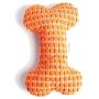 Glorisun Dog Bones Toys, Durable Plush Dog Toy Built-in Vocal Airbag, Pet Chew Dental Toy for Interactive Play Training and Fun
