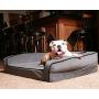 BUDDYREST Crown Supreme, Medium Memory Foam Dog Bed, Orthopedic, Memory, and Cooling Foam Layers, Scientifically Calibrated to Promote Joint Health, Handmade in The USA, Iced Mocha