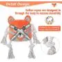 SCENEREAL Durable Dog Rope Toy - 2 Packs Dog Squeaky Toys - Cute Fox & Elephant Pet Stuffed Plush Toy for Puppies Small Dogs SCENEREAL Durable Dog Rope Toy - 2 Packs Dog Squeaky Toys - Cute Fox & Elephant Pet Stuffed Plush Toy for Puppies Small Dogs