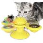 USWT Cat Toy Kitten Toys Cats Supplies, Interactive Puzzle Automatic Scratcher with Catnip Ball, Funny Feather Chase Hunting Toys for Indoor Kitty¡­