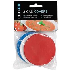 Chef Aid Food Can Covers, 1-Pack, Red