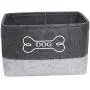 Geyecete Dog Toys Storage Bins Felt pet Baskets,Dog Toy Box Large with Designed Metal Bone-Shaped Handle,Organizer Storage Basket Stitching Geyecete Dog Toys Storage Bins Felt pet Baskets,Dog Toy Box Large with Designed Metal Bone-Shaped Handle,Organizer Storage Basket Stitching