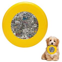Pet Frisbee Flying Disc Dog Toy - Multifunction Medusa Maze Zak Smith