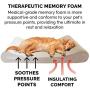 Furhaven Pet Dog Bed - Cooling Gel Memory Foam Faux Fleece and Chenille Soft Woven Traditional Sofa-Style Living Room Couch Pet Bed with Removable Cover for Dogs and Cats