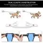 PoyPet No Pull Dog Harness, [Upgraded Version] No Choke Front Lead Dog Reflective Harness, Adjustable Soft Padded Pet Vest with Easy Control Handle for Small to Large Dogs