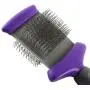 Hertzko Double Sided Flexible Slicker Brush Removes Loose Hair, Tangles, and Knots, Flexible Head Contours on Your Pet’s Skin - Suitable for Dogs and Cats Hertzko Double Sided Flexible Slicker Brush Removes Loose Hair, Tangles, and Knots, Flexible Head Contours on Your Pet’s Skin - Suitable for Dogs and Cats
