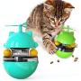 ocijf179 Pet Toy Kitten Turntable Tumbler Leaking Ball Food Feeder Funny Cat Stick Pet Supplies - Green