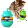 ocijf179 Pet Toy Kitten Turntable Tumbler Leaking Ball Food Feeder Funny Cat Stick Pet Supplies - Green ocijf179 Pet Toy Kitten Turntable Tumbler Leaking Ball Food Feeder Funny Cat Stick Pet Supplies - Green