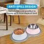 Pet Feeding Mat Cat & Dog Mats for Food & Water - Flexible and Easy to Clean Feeding Mat - Non-Slip Waterproof Feeding Mat for Dog Food & Water Bowls Nontoxic Rubber Gray… Pet Feeding Mat Cat & Dog Mats for Food & Water - Flexible and Easy to Clean Feeding Mat - Non-Slip Waterproof Feeding Mat for Dog Food & Water Bowls Nontoxic Rubber Gray…