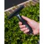 Pet Magasin Professional Grooming Brushes (Pack of 3) Double Sided Brush, Long Tooth Undercoat Dog Rake & De-Matting Comb for Dogs, Cats & Other Animals, Green & Black (DogBrushesTop)