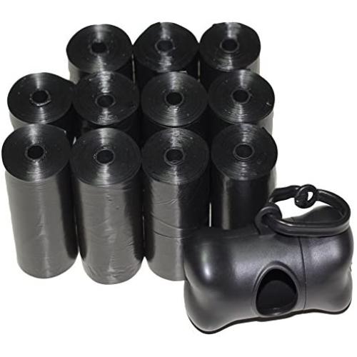 Poop Bag Shop Dog Waste Bags, 220-Count with Poop Bag Dispenser, Black Poop Bag Shop Dog Waste Bags, 220-Count with Poop Bag Dispenser, Black