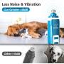 EASTBLUE Professional Dog Nail Grinder: 2-Speed Portable Electric Pet Nails Trimmers with Upgraded Quiet Motor for Small | Medium | Large Dog & Cat