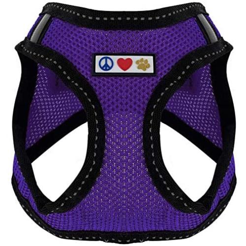 Pawtitas Pet Reflective Mesh Dog Harness, Step in or Vest Harness Dog Training Walking of Your Puppy/Dog - No More Pulling, Tugging, Choking