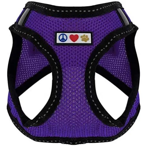 Pawtitas Pet Reflective Mesh Dog Harness, Step in or Vest Harness Dog Training Walking of Your Puppy/Dog - No More Pulling, Tugging, Choking