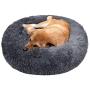 TAMOWA Dog Bed Cat Bed Comfortable Donut Cuddler Round Dog Bed for Small Medium Dogs Ultra Soft Calming Dog Bed, Self Warming, Improved Sleeping, Anti-Slip Base (Size 20''/24''/28''/31'')