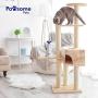 PAWSOME PETS Interactive Cat Laser Toy - Less Mayhem, Happier Humans - Keep Fingers Chew-Free with 360 Rotating, 3 Mode Automatic Laser for Cats - 1 Battery Operated Laser Cat Toy