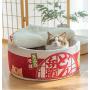 ZY-KL Noodle Pet Bed & Sofa，Keep Warm and Super Soft Creative Pet Nest，Waterproof Bottom Round Bed for Small Cats and Small Dogs Removable Washable Cushion
