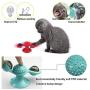 JHT 2PACK Windmill Cat Toy Turntable Teasing Toys with Two Flash Lights Four Catnip Two Balls Strong Suction Cup Spinning Cat (Blue &Red)