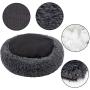 Legendog Cat Bed for Indoor Cats, Warm Cute Cat Bed for Kittens, Cat Bed Round Faux Fur Cat Bed, Anti-Slip Cat Cushion Bed with Soft Pet Blanket