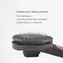 Hair Brush Self Cleaning Cat Dog -Shedding and Grooming-Knot and Tangle Comb-Massage Round Beads Protect The Pet Skin Hair Brush Self Cleaning Cat Dog -Shedding and Grooming-Knot and Tangle Comb-Massage Round Beads Protect The Pet Skin